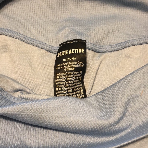 High waisted PINK blue and white balayage leggings - Picture 3 of 4